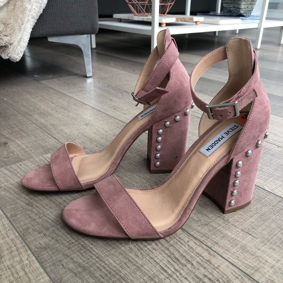 NWT Pink Steve Madden Heeled Sandals - Picture 2 of 8